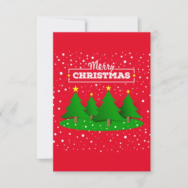 Carte joyeux noël (Devant)