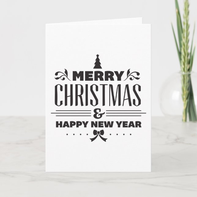 Carte Joyeux Noël (Devant)