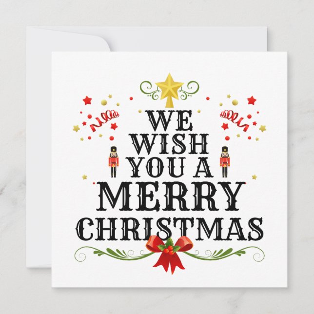 Carte Joyeux Noël (Devant)