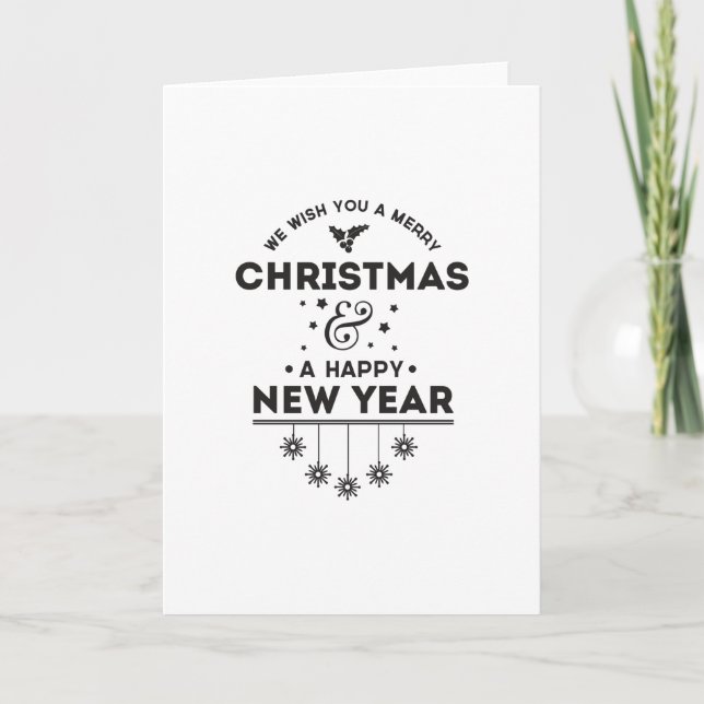 Carte Joyeux Noël (Devant)