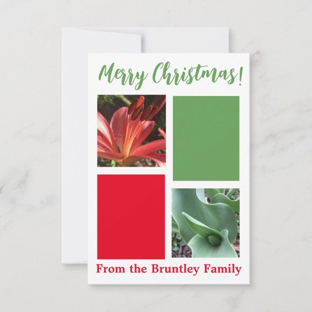 Carte "Joyeux Noël !" (Devant)