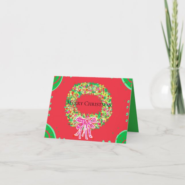 Carte Joyeux Noël  (Devant)