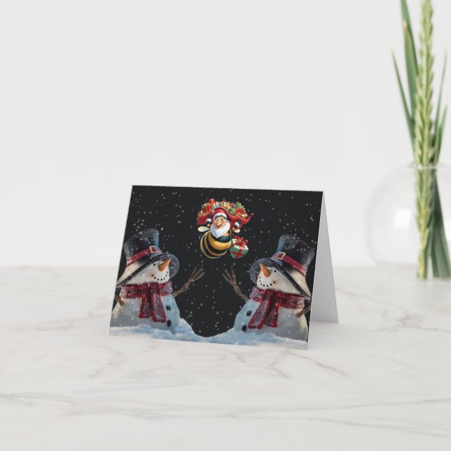 Carte Joyeux Noël. (Devant)