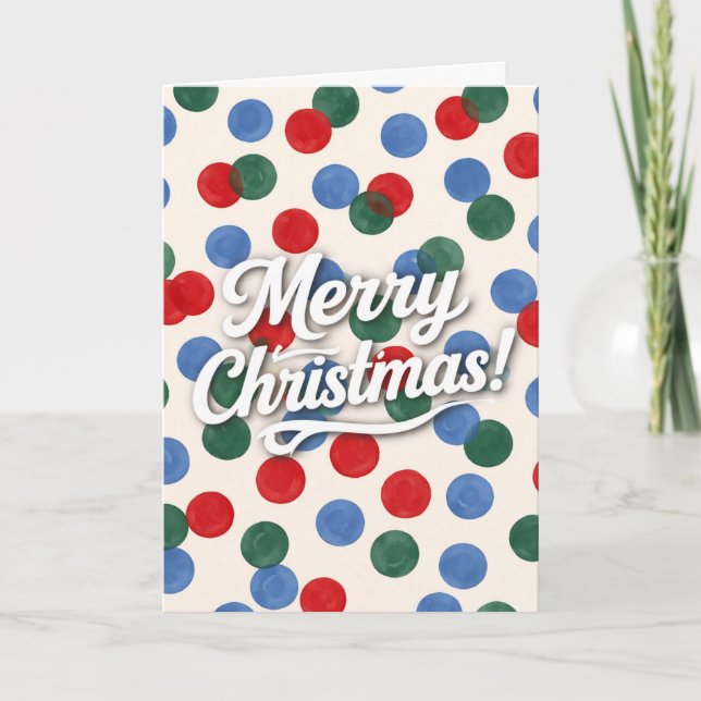 Carte Joyeux Noël (Devant)