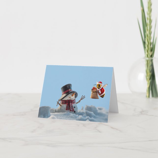 Carte Joyeux Noël. (Devant)