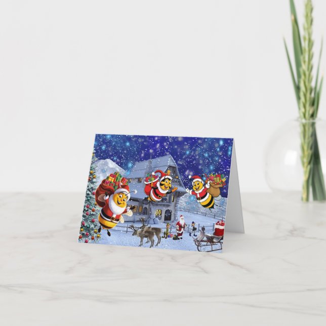 Carte Joyeux Noël. (Devant)