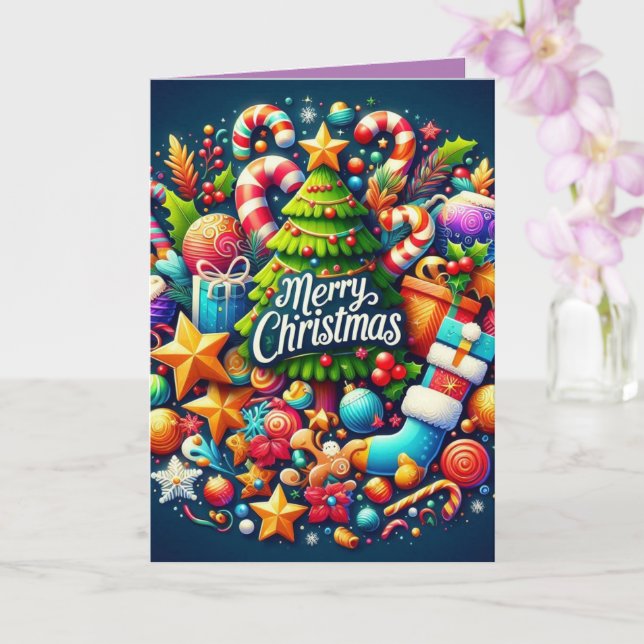 Carte Joyeux Noël11 (Orchidée)
