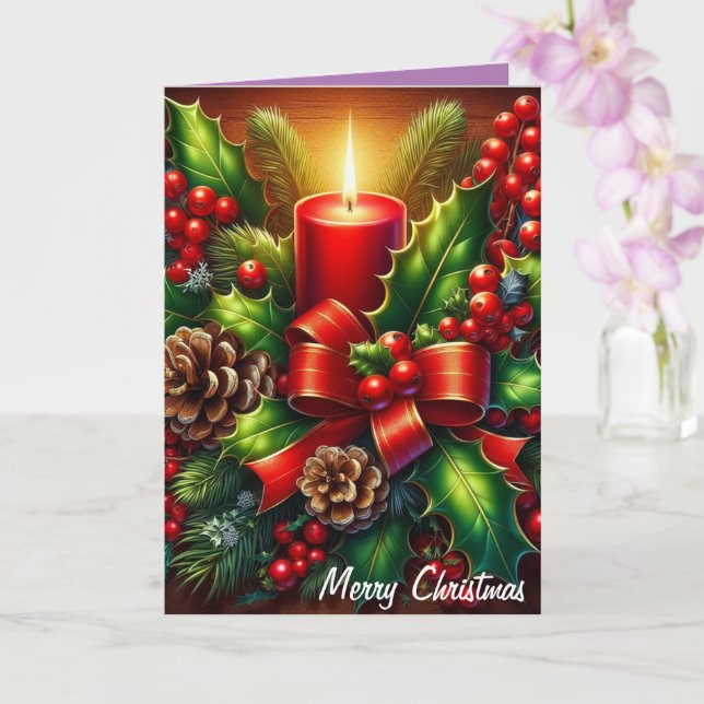 Carte Joyeux Noël12 (Orchidée)