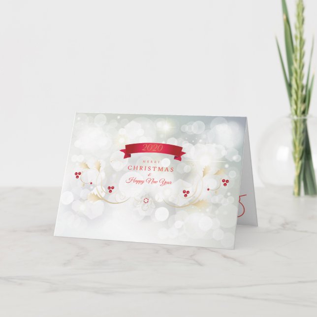 Carte Joyeux Noël 2024 et Bonne Année ! NOËL (Devant)