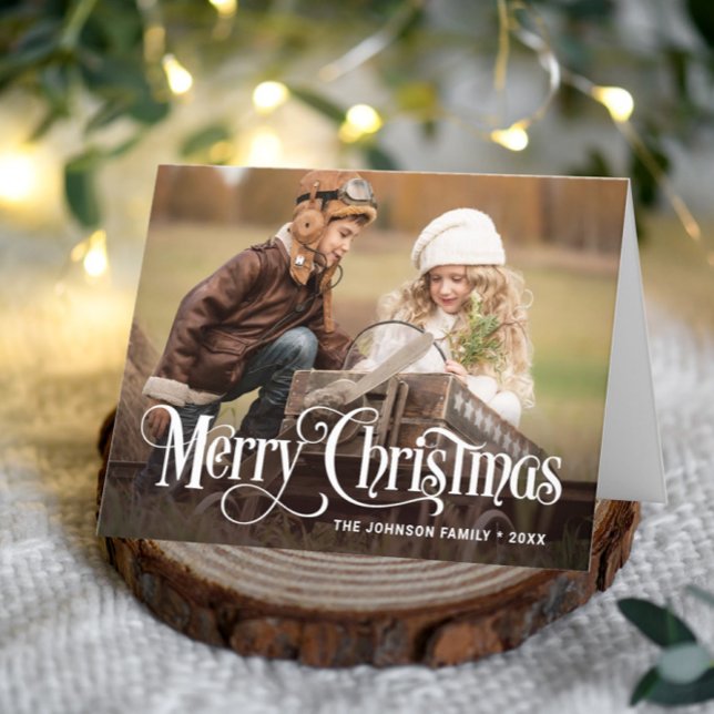 Carte Joyeux Noël 2 PHOTO (Créateur téléchargé)