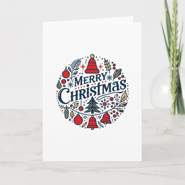 Carte Joyeux Noël 3 (Devant)