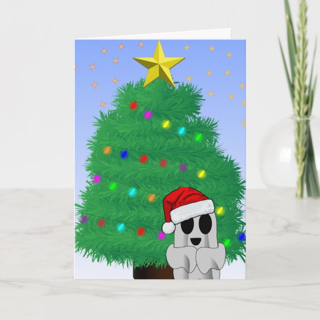 Carte Joyeux Noël à BOO! (Devant)