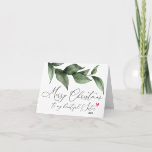 Carte Joyeux Noël à Ma Soeur du Frère Noël