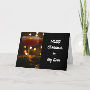 CARTE **JOYEUX NOËL À MON JUMEAU**