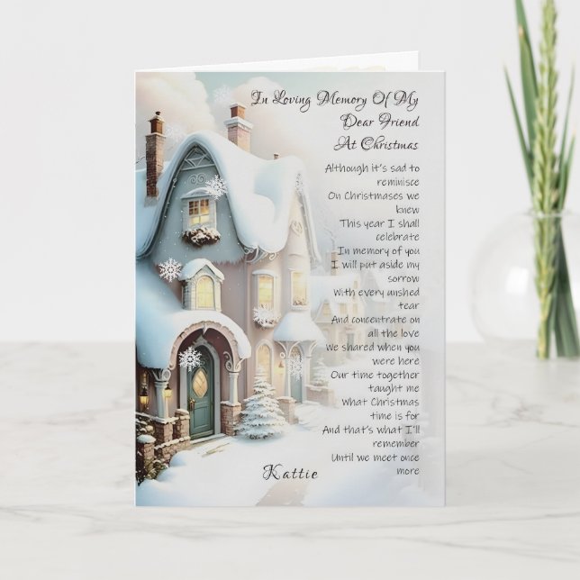 Carte Joyeux Noël à un ami très spécial Noël (Devant)