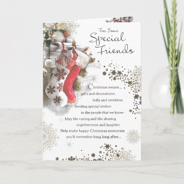 Carte Joyeux Noël à un ami très spécial Noël (Devant)