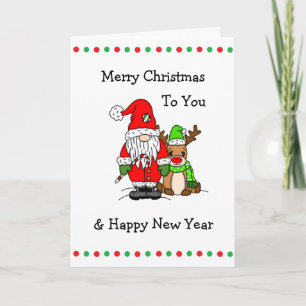 Carte Joyeux Noël à Vous   Labyrinthe Surprise à l'Intér