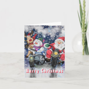 Carte Joyeux Noël amis Funny Christmas Card