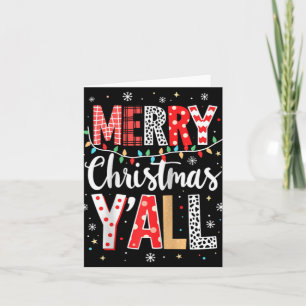 Carte Joyeux Noël Amusant À Tous Fête Santa Lumière De N