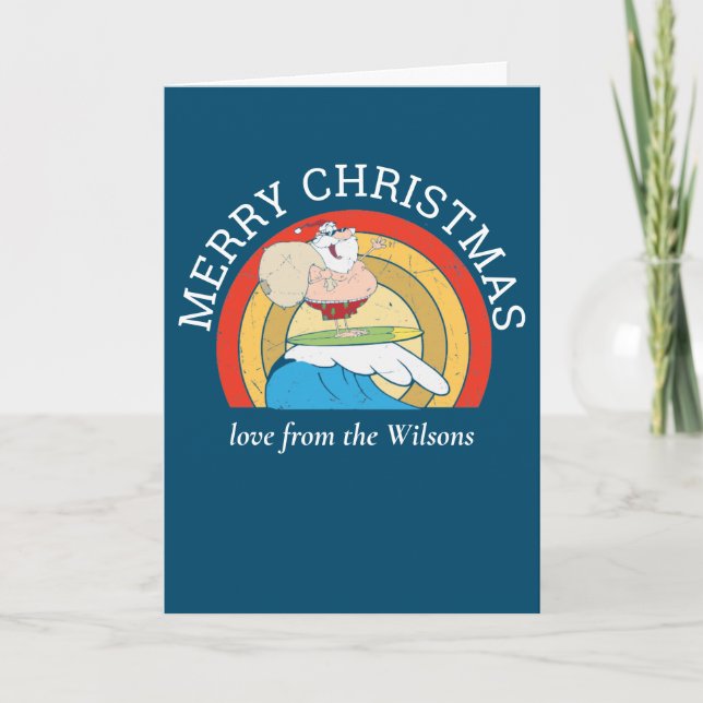 Carte Joyeux Noël Amusant Été (Devant)
