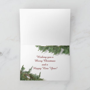 Carte "Joyeux Noël," Atlanta, Géorgie Skyline
