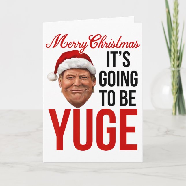 Carte Joyeux Noël Ça Va Être Énorme 1  (Devant)