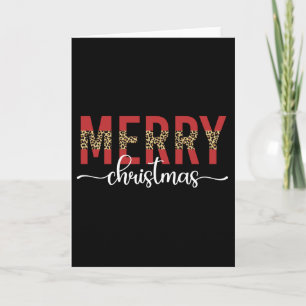 Carte Joyeux Noël Cadeaux de célébration de Noël en fami