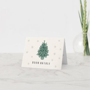 Carte Joyeux Noël (carte de Noël) italien
