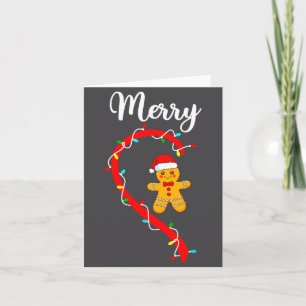 Carte Joyeux Noël Couple Pain d'Épice Pyjama Noël Maman