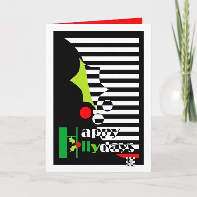 Carte Joyeux Noël de Holly Days (Devant)