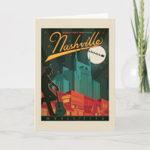 Carte Joyeux Noël de Nashville