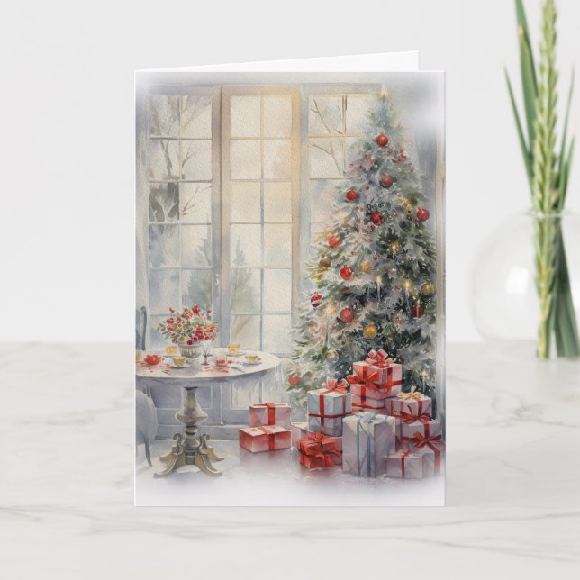 Carte Joyeux Noël de votre Père Noël Secret (Devant)