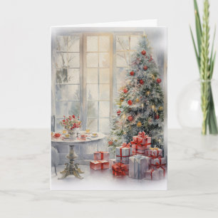 Carte Joyeux Noël de votre Père Noël Secret