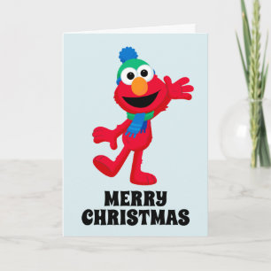 Carte Joyeux Noël d'Elmo