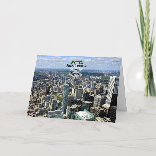 Carte Joyeux Noël depuis Toronto (Devant)