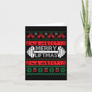 Carte Joyeux Noël Drôle Gymnase de Noël