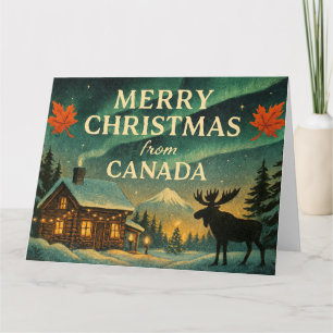 Carte Joyeux Noël du Canada