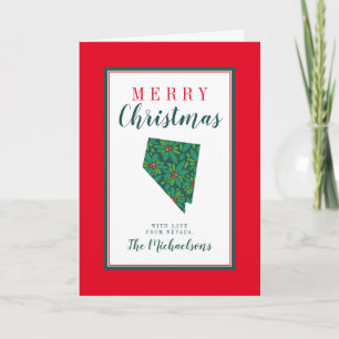 Carte Joyeux Noël du Nevada