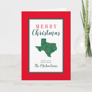 Carte Joyeux Noël du Texas