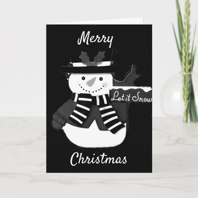 CARTE JOYEUX NOËL ET BONNE ANNÉE (Devant)