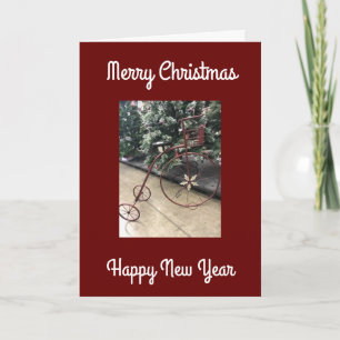 CARTE **JOYEUX NOËL ET BONNE ANNÉE AUSSI**