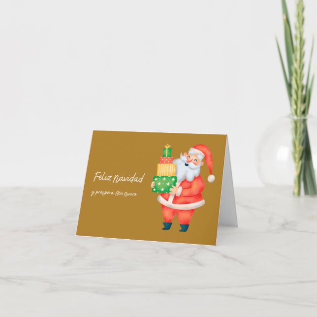 Carte Joyeux Noël et bonne année, Noël  (Devant)