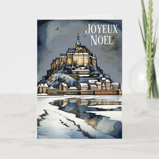 Carte Joyeux Noel Français Langue Noël Voeux
