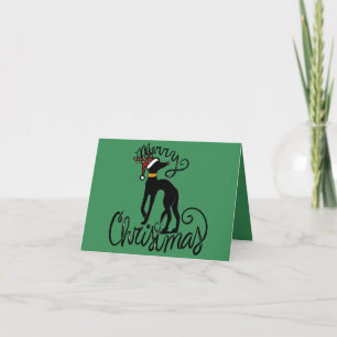 Carte Joyeux Noël Greyhound