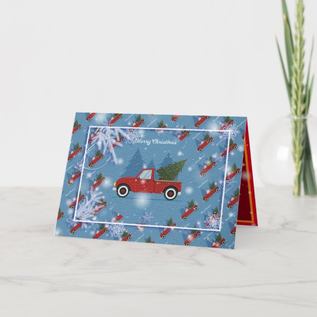 Carte Joyeux Noël Holiday Meilleur cadeau populaire (Devant)