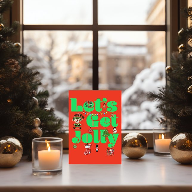 Carte Joyeux Noël Jolly (Créateur téléchargé)