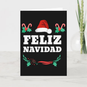 Carte Joyeux Noël Mexique Noël espagnol Xmas