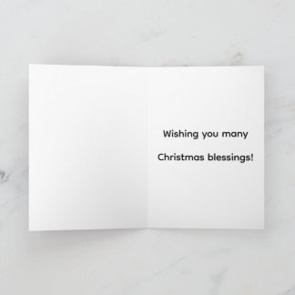 Carte Joyeux Noël Ourson