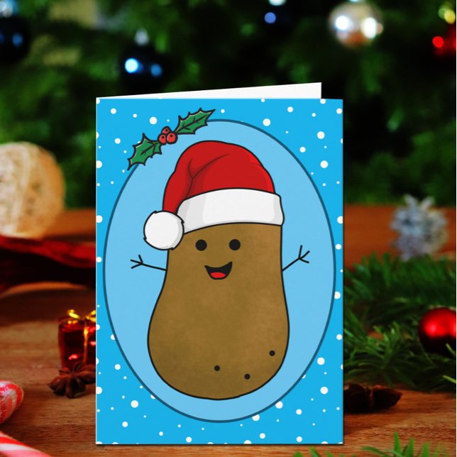 Carte Joyeux Noël Patate (Créateur téléchargé)
