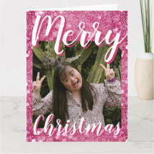 Joyeux Noël Photo Rose Pailleté